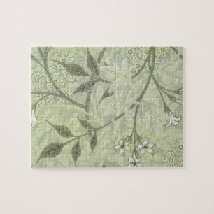 William Morris Jasmin Botanical Vintage Antik Puzzle