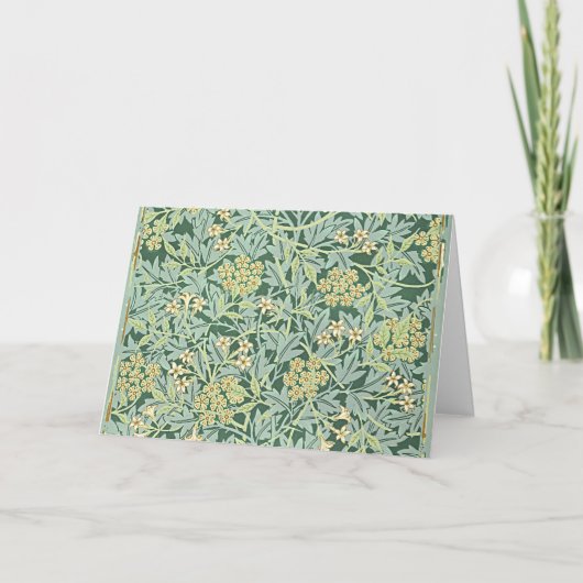 William Morris, Jasmin, Dankeskarte (Vorderseite)