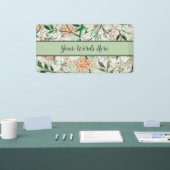 William Morris Jasmin-Garten-Blumen-Klassiker Banner (Messe)