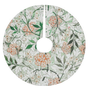 William Morris Jasmin-Garten-Blumen-Klassiker Polyester Weihnachtsbaumdecke
