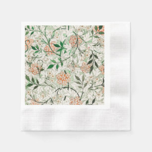 William Morris Jasmin-Garten-Blumen-Klassiker Serviette