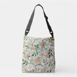 William Morris Jasmin-Garten-Blumen-Klassiker Tragetaschen Mit Langen Trägern