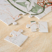 William Morris - Jasmin-Muster-Kunstwerk Puzzle (Seite)