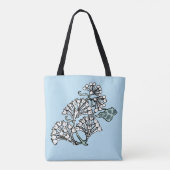 William Morris Jasmin- und Blattmuster Tasche (Rückseite)