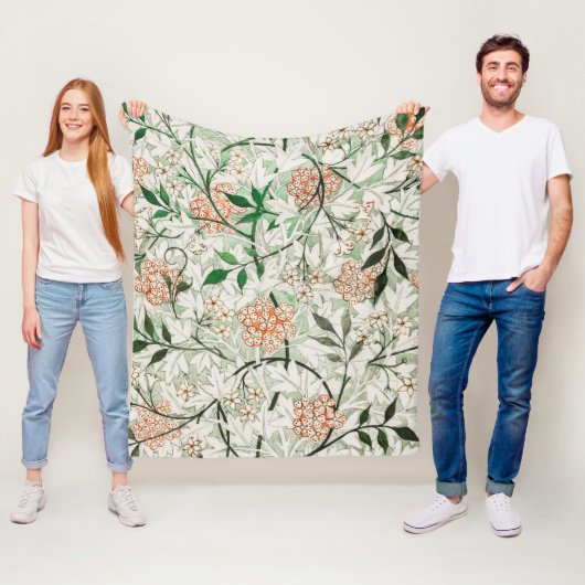 William Morris Jasminblüte Fleecedecke (Beispiel)