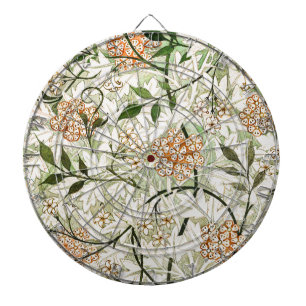 William Morris Jasmine Blossom Garden Design Dartscheibe