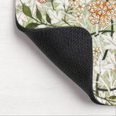 William Morris Jasmine Blossom Garden Design Mousepad (Ecke)