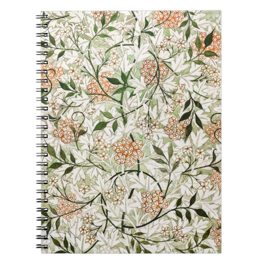 William Morris Jasmine Blossom Garden Design Notizblock (Vorderseite)