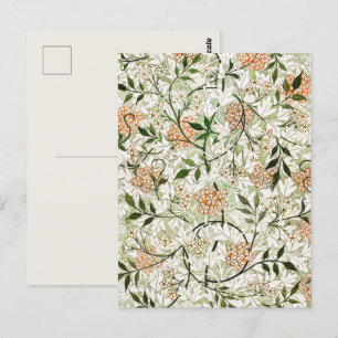 William Morris Jasmine Blossom Garden Design Postkarte