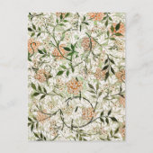 William Morris Jasmine Blossom Garden Design Postkarte (Vorderseite)