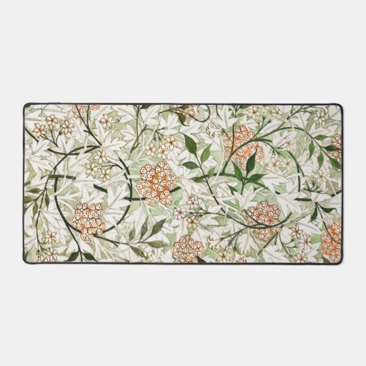 William Morris Jasmine Blossom Garden Design Schreibtischunterlage (Vorderseite)