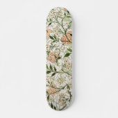 William Morris Jasmine Blossom Garden Design Skateboard (Vorne)