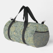 William Morris Jasmine Blue Green Botanic Art Duffle Bag (Rechte Ecke)