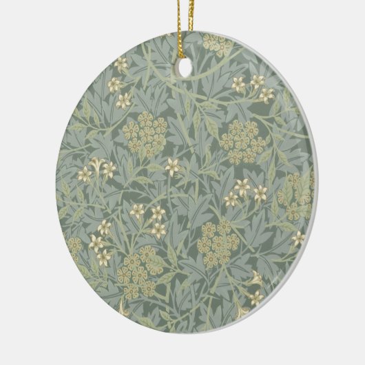 William Morris Jasmine Blue Green Botanic Art Keramik Ornament (Links)
