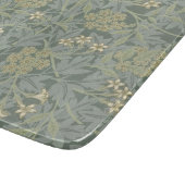 William Morris Jasmine Blue Green Botanic Art Schneidebrett (Ecke)
