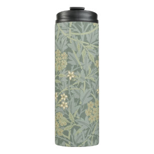 William Morris Jasmine Blue Green Botanic Art Thermosbecher