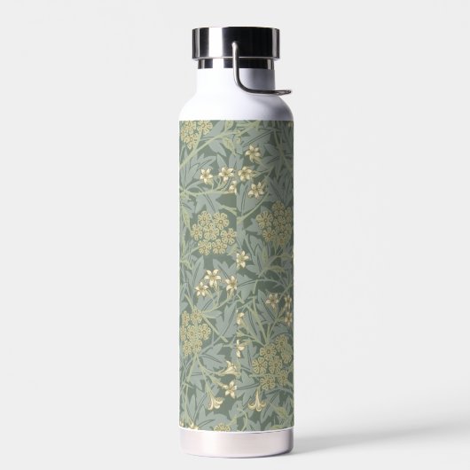 William Morris Jasmine Blue Green Botanic Art Trinkflasche (Links)