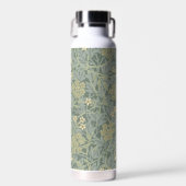 William Morris Jasmine Blue Green Botanic Art Trinkflasche (Vorne)