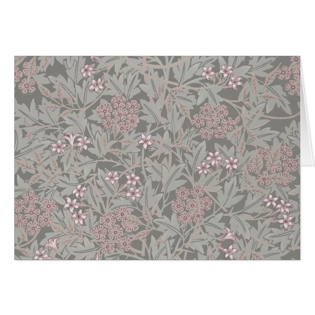 William Morris Jasmine Blume Pattern (Vorderseite (Horizontal))