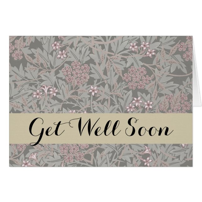 William Morris Jasmine Blume Pattern (Vorderseite (Horizontal))