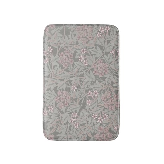 William Morris Jasmine Blume Pattern Badematte (Vorderseite Vertikal)