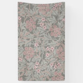 William Morris Jasmine Blume Pattern Banner (Vertikal)