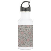 William Morris Jasmine Blume Pattern Edelstahlflasche (Vorderseite)