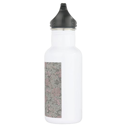 William Morris Jasmine Blume Pattern Edelstahlflasche (Rechts)