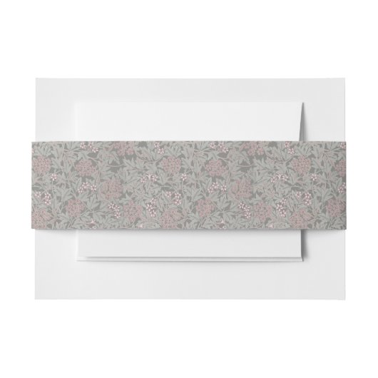 William Morris Jasmine Blume Pattern Einladungsbanderole (Vorderseite Beispiel)
