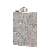 William Morris Jasmine Blume Pattern Flachmann (Links)