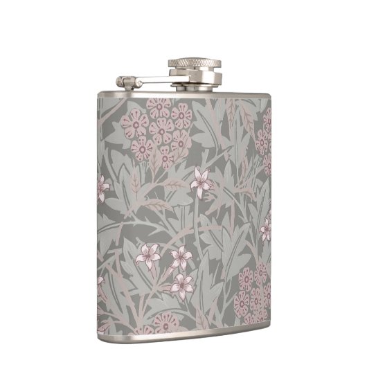 William Morris Jasmine Blume Pattern Flachmann (Rechts)