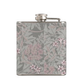 William Morris Jasmine Blume Pattern Flachmann (Rückseite)