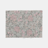William Morris Jasmine Blume Pattern Fleecedecke (Vorderseite (Horizontal))