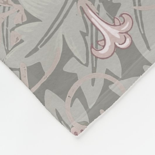 William Morris Jasmine Blume Pattern Fleecedecke (Ecke)