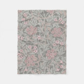 William Morris Jasmine Blume Pattern Fleecedecke (Vorderseite)
