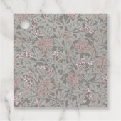 William Morris Jasmine Blume Pattern Geschenkanhänger (Vorderseite)