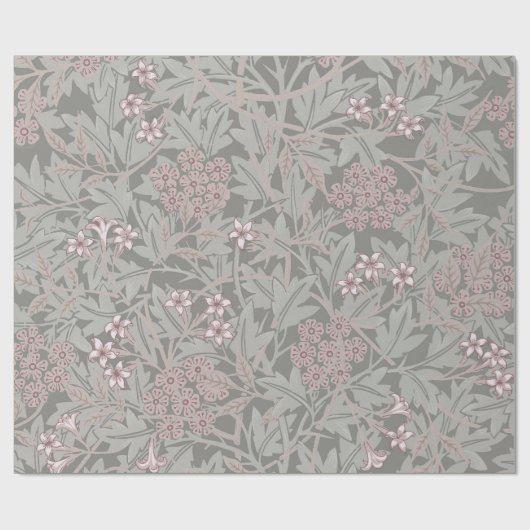 William Morris Jasmine Blume Pattern Geschenkpapier (Flach)