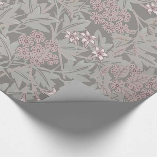William Morris Jasmine Blume Pattern Geschenkpapier (Ecke)