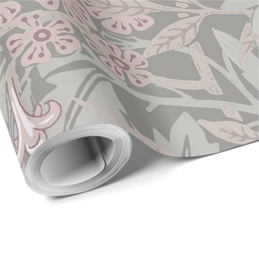 William Morris Jasmine Blume Pattern Geschenkpapier (Rolleneckpunkt)