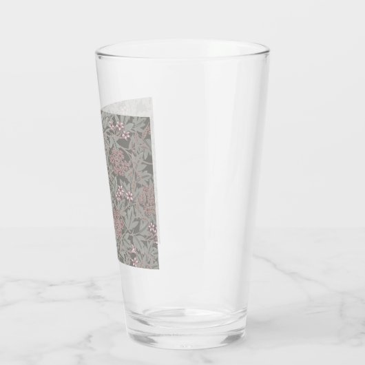 William Morris Jasmine Blume Pattern Glas (Links)