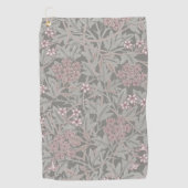 William Morris Jasmine Blume Pattern Golfhandtuch (Vorderseite)