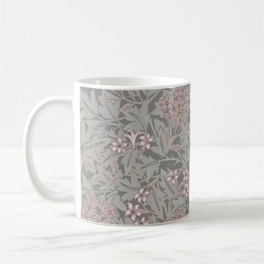 William Morris Jasmine Blume Pattern Kaffeetasse (Links)