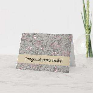 William Morris Jasmine Blume Pattern Karte