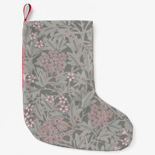 William Morris Jasmine Blume Pattern Kleiner Weihnachtsstrumpf