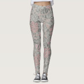 William Morris Jasmine Blume Pattern Leggings (Vorderseite)