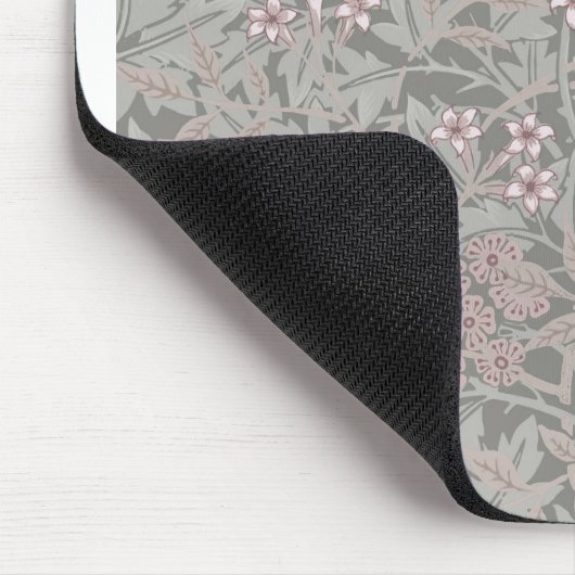 William Morris Jasmine Blume Pattern Mousepad (Ecke)