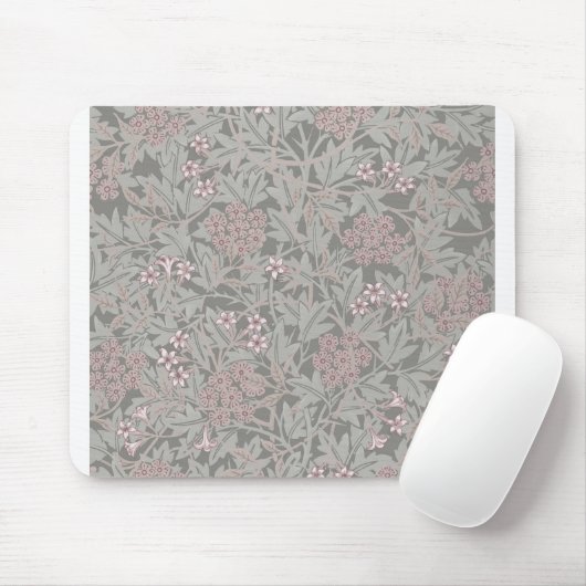 William Morris Jasmine Blume Pattern Mousepad (Mit Mouse)