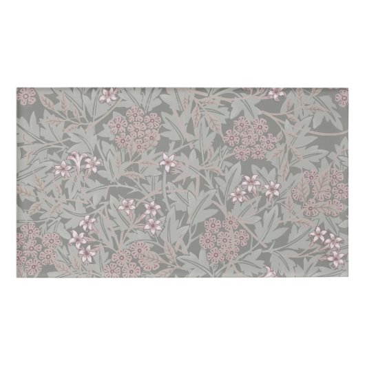 William Morris Jasmine Blume Pattern Namenschild (Vorderseite)