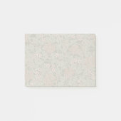 William Morris Jasmine Blume Pattern Post-it Klebezettel (Vorderseite)