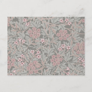 William Morris Jasmine Blume Pattern Postkarte